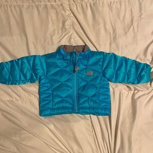 Infant Northface Puffy Winter Jacket, Size 3-6 Months